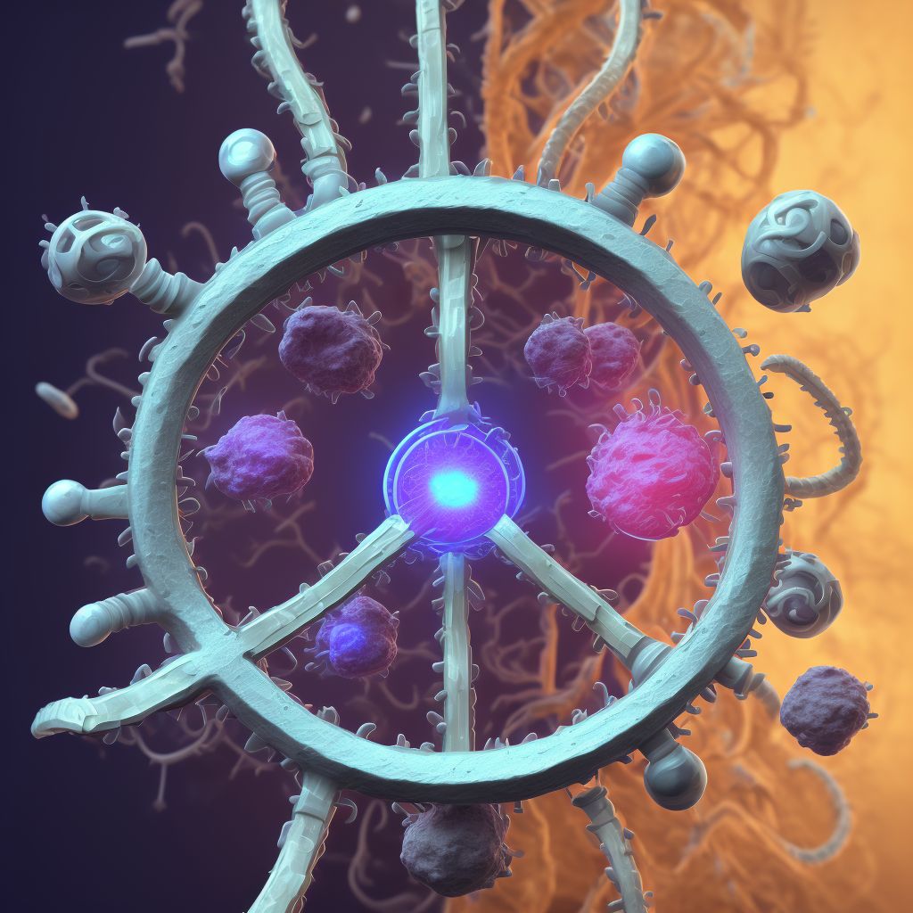 Breakdown (mechanical) of indwelling ureteral stent, sequela digital illustration