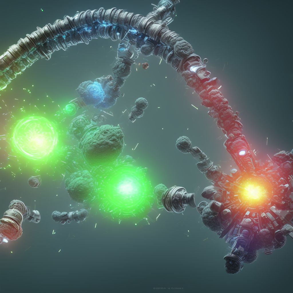 Breakdown (mechanical) of other urinary stents, subsequent encounter digital illustration