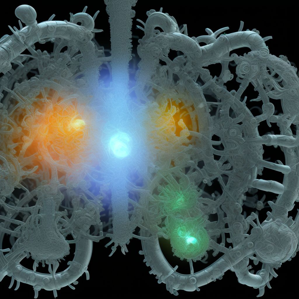 Other mechanical complication of implanted urinary sphincter, subsequent encounter digital illustration