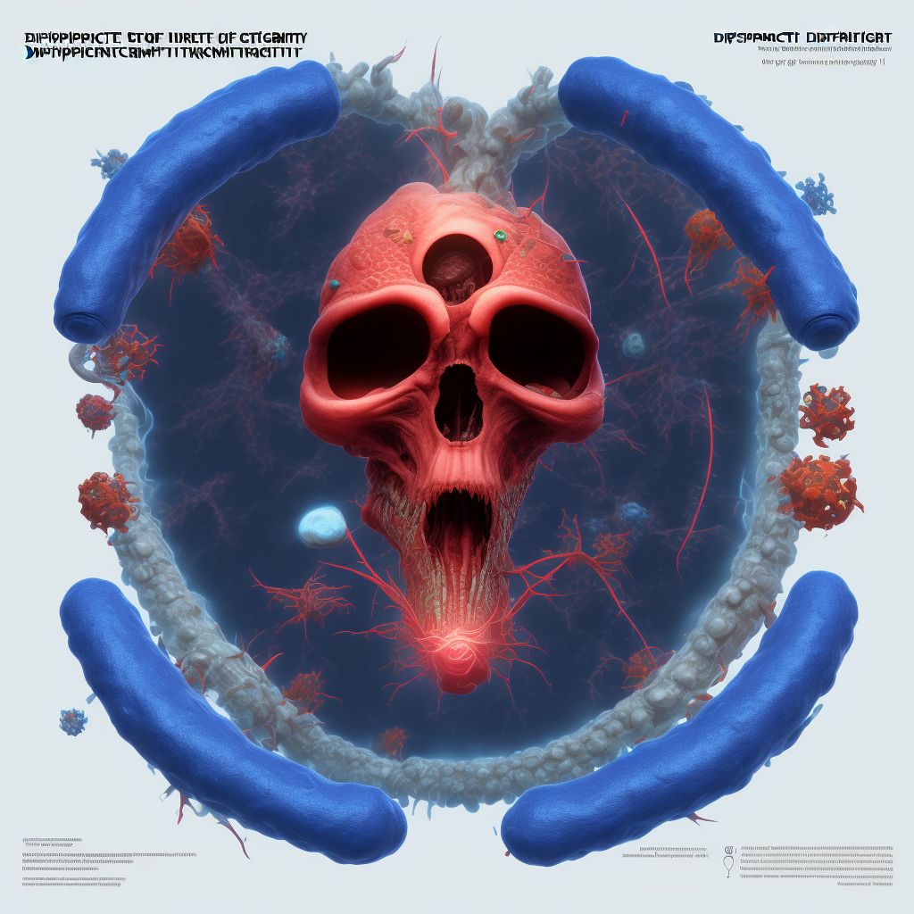 Displacement of graft of urinary organ, initial encounter digital illustration