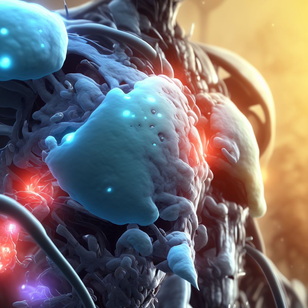 Infection and inflammatory reaction due to cystostomy catheter, subsequent encounter digital illustration