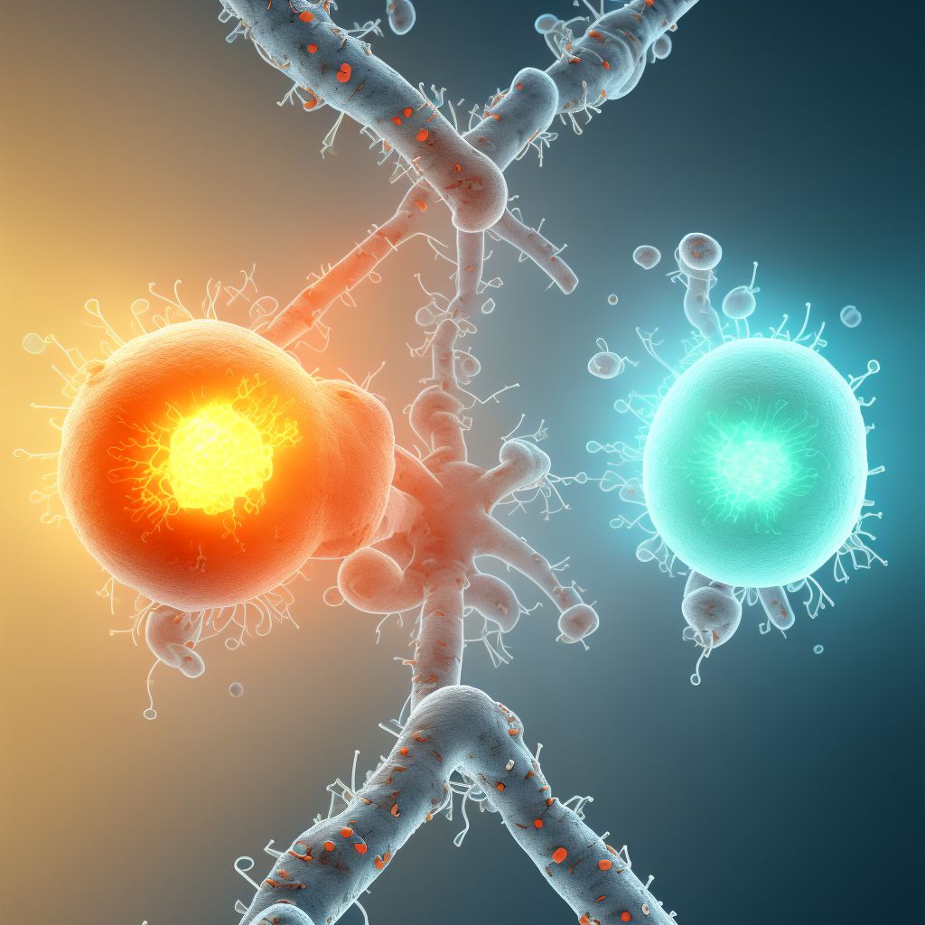 Infection and inflammatory reaction due to nephrostomy catheter, initial encounter digital illustration