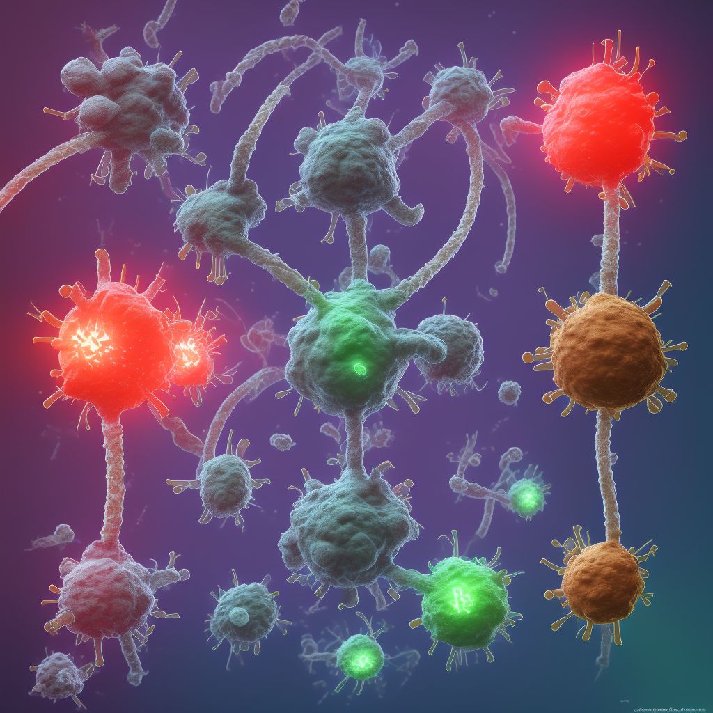 Infection and inflammatory reaction due to other urinary catheter, sequela digital illustration