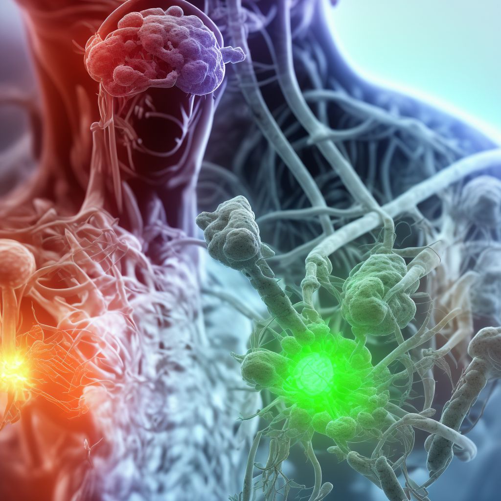 Infection and inflammatory reaction due to indwelling urinary catheter, initial encounter digital illustration