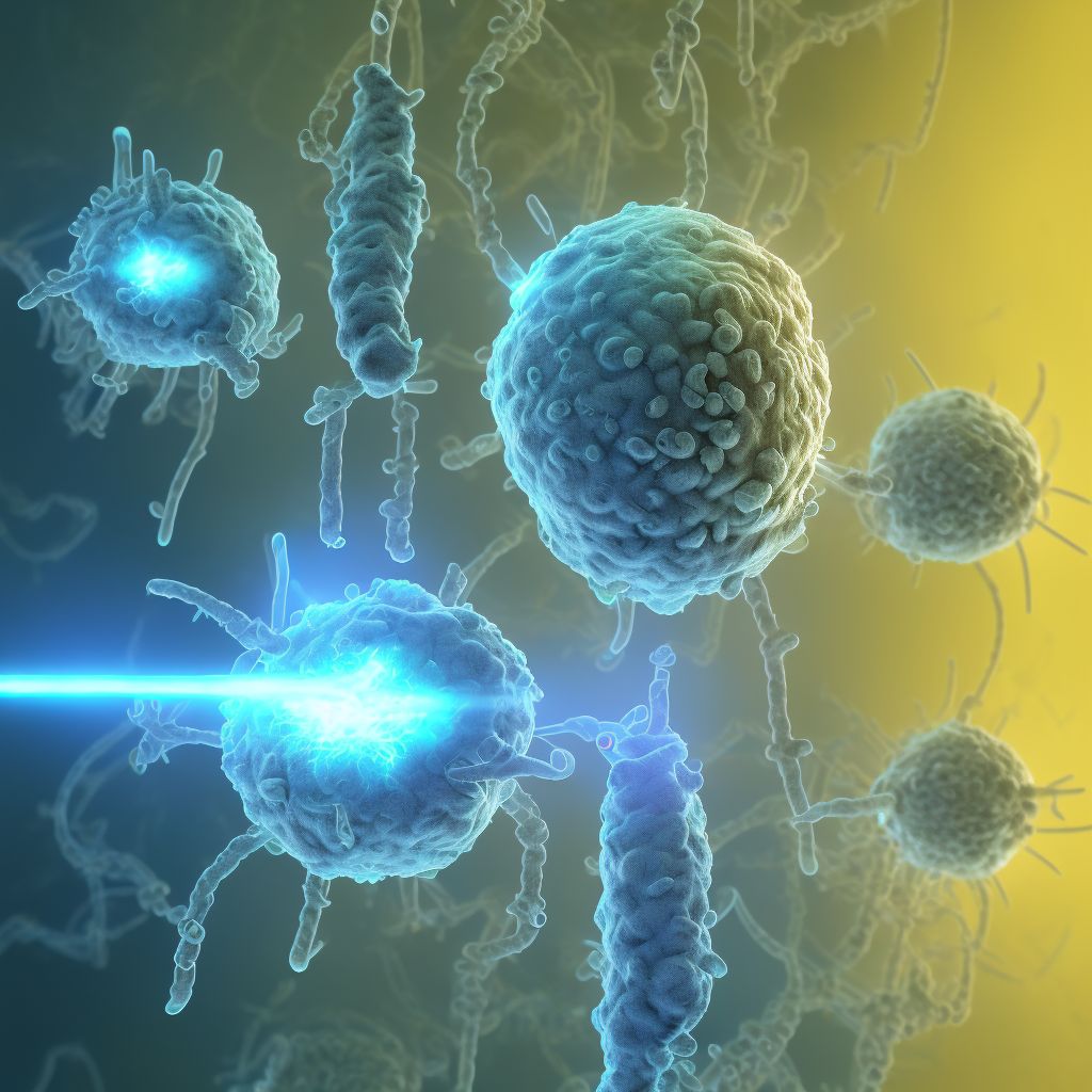 Infection and inflammatory reaction due to implanted urinary neurostimulation device, initial encounter digital illustration