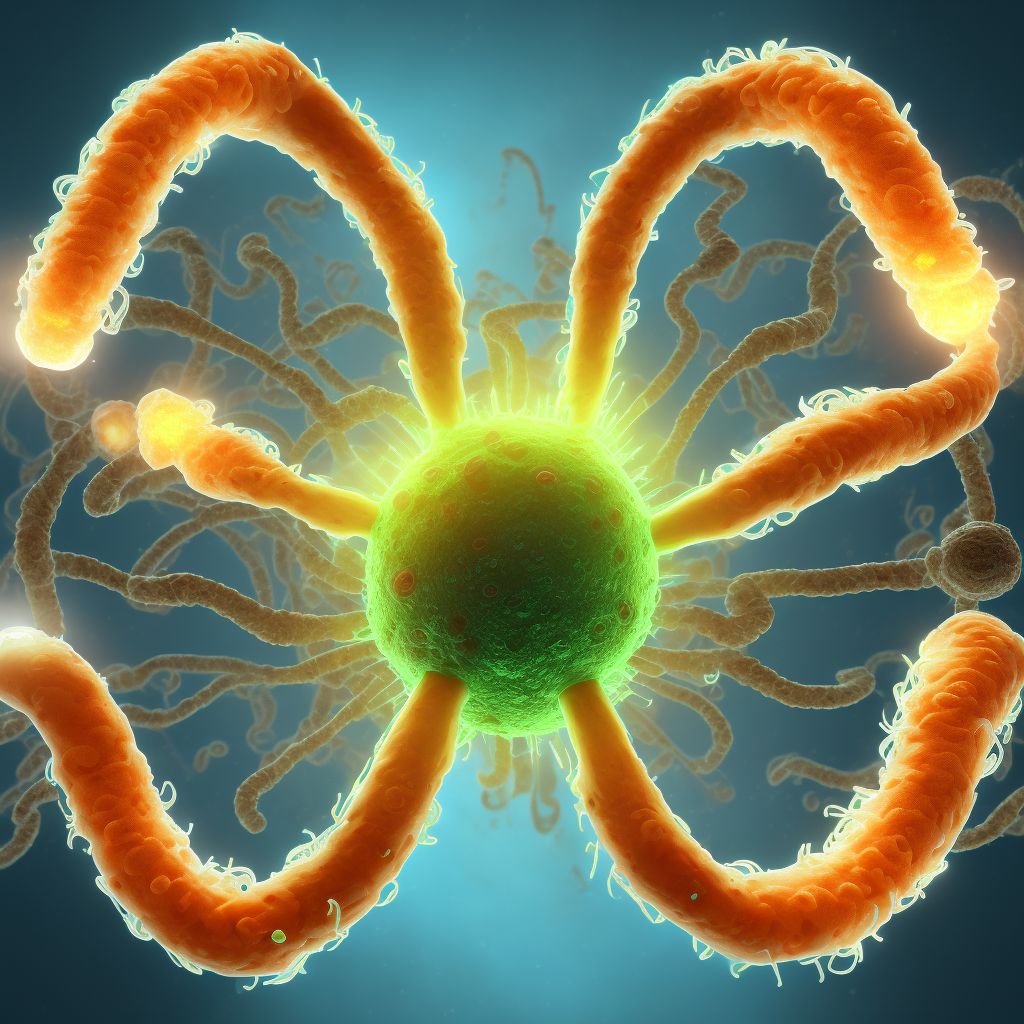 Infection and inflammatory reaction due to implanted urinary sphincter, subsequent encounter digital illustration