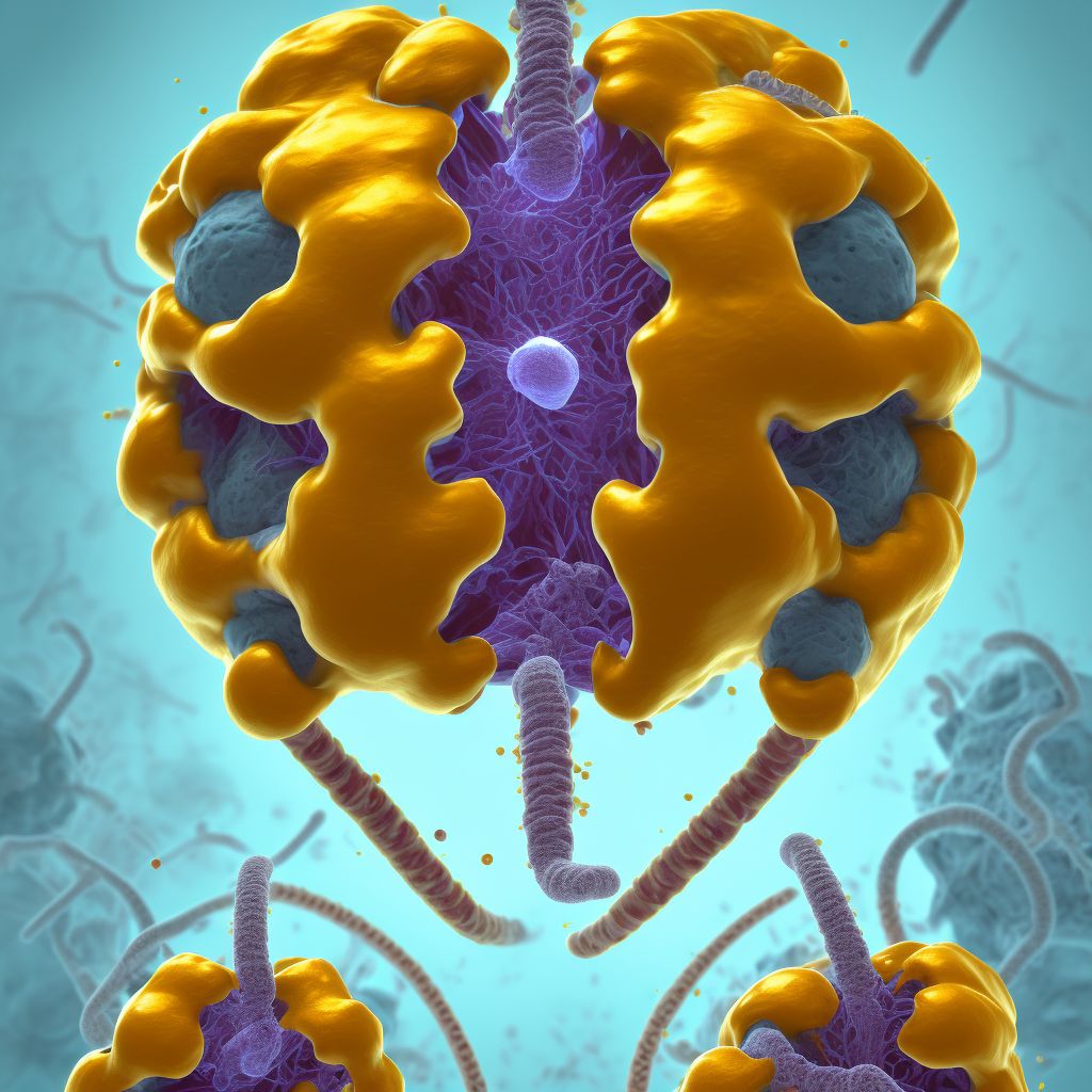 Infection and inflammatory reaction due to indwelling ureteral stent, initial encounter digital illustration