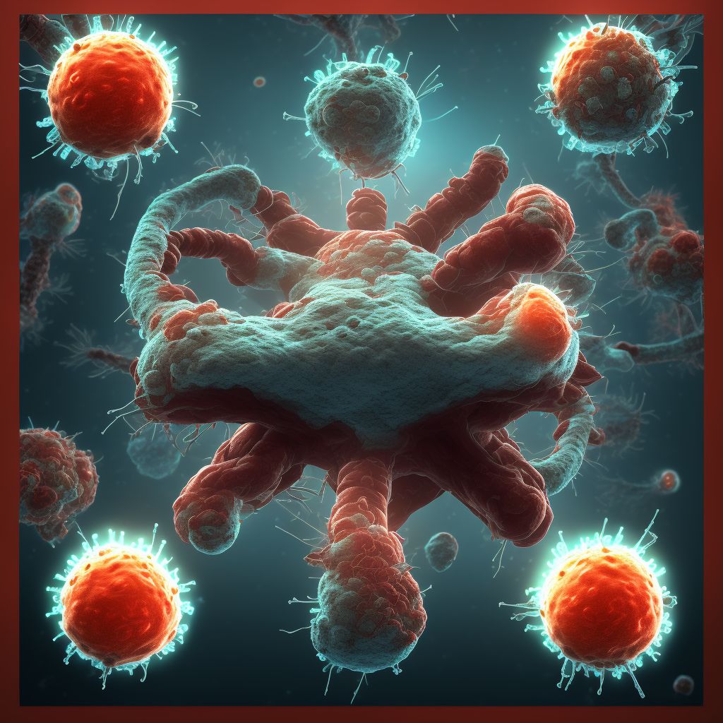 Infection and inflammatory reaction due to other urinary stents, subsequent encounter digital illustration