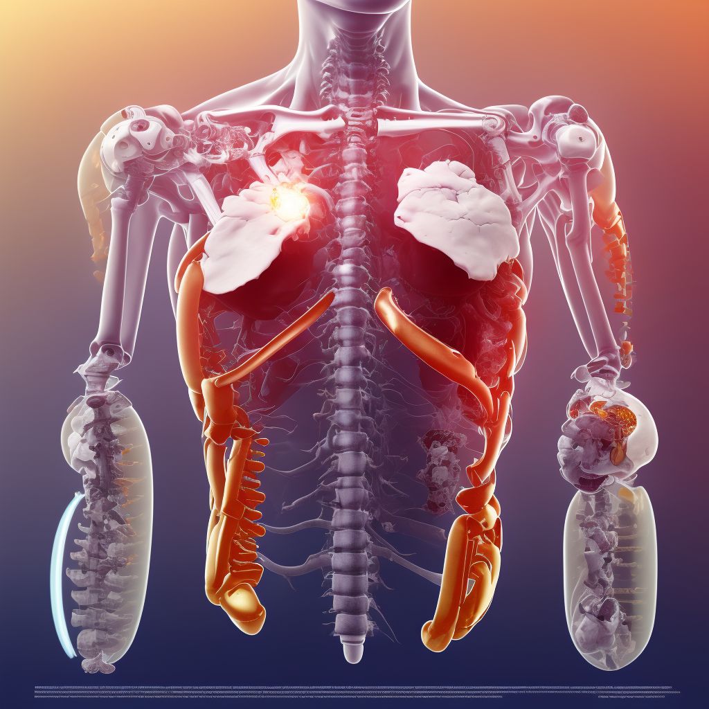 Other mechanical complication of internal fixation device of right humerus, subsequent encounter digital illustration