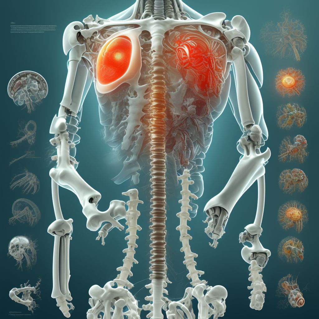 Other mechanical complication of internal fixation device of bone of left forearm, initial encounter digital illustration