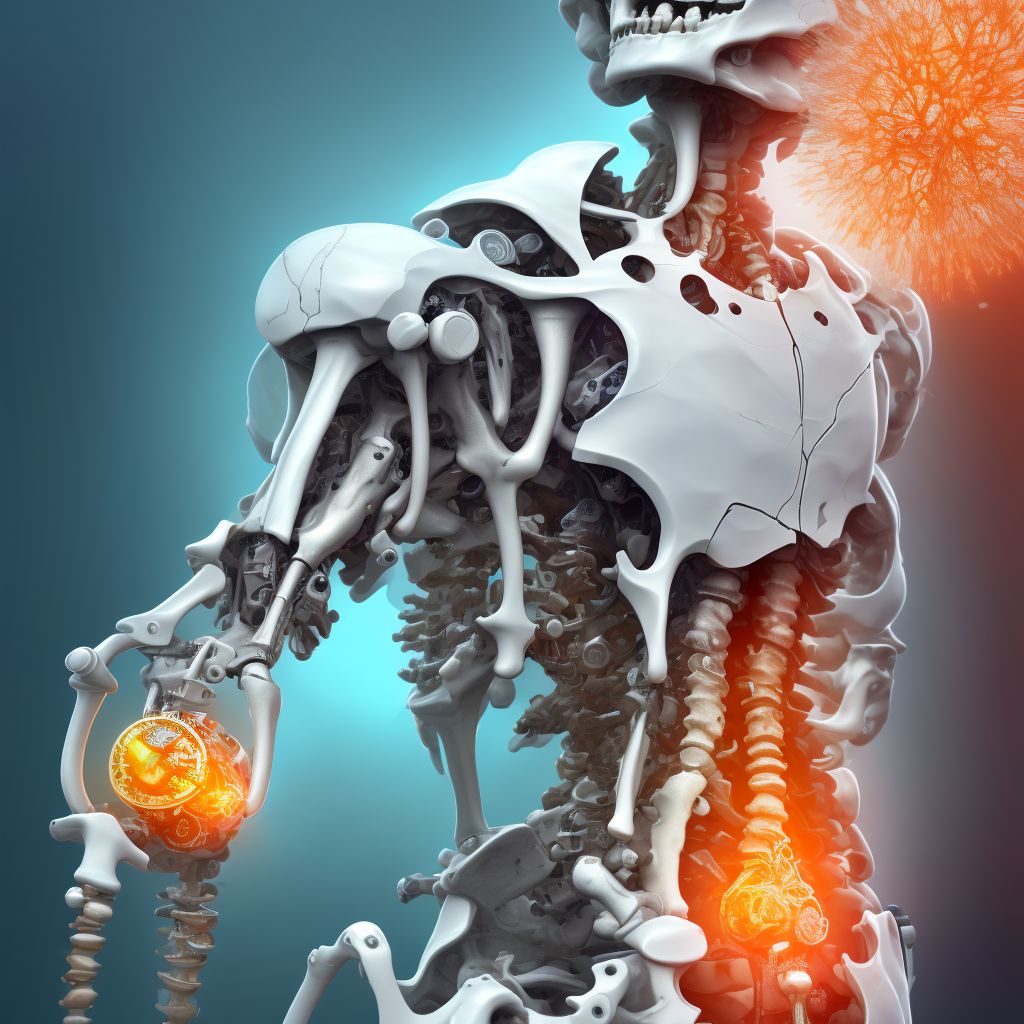 Other mechanical complication of internal fixation device of bone of right lower leg, subsequent encounter digital illustration