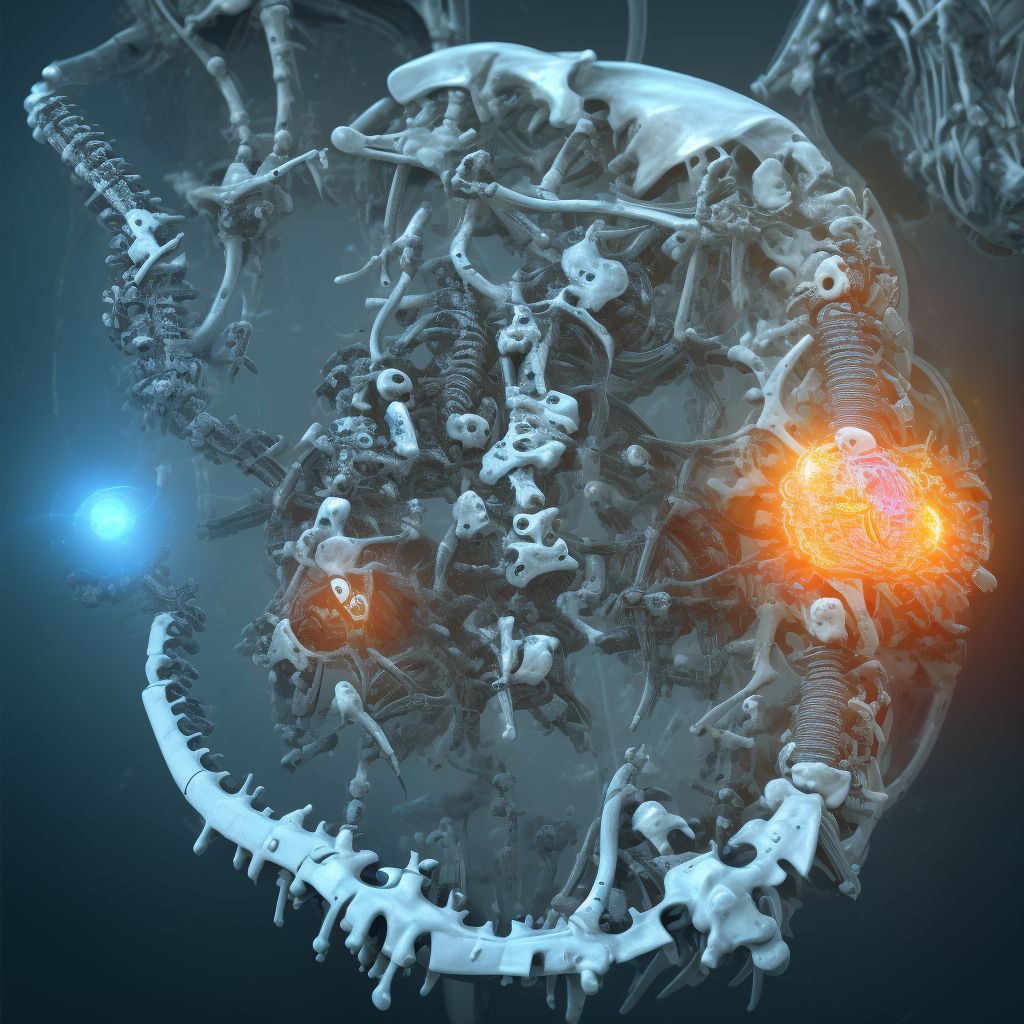 Other mechanical complication of internal fixation device of bone of left lower leg, initial encounter digital illustration