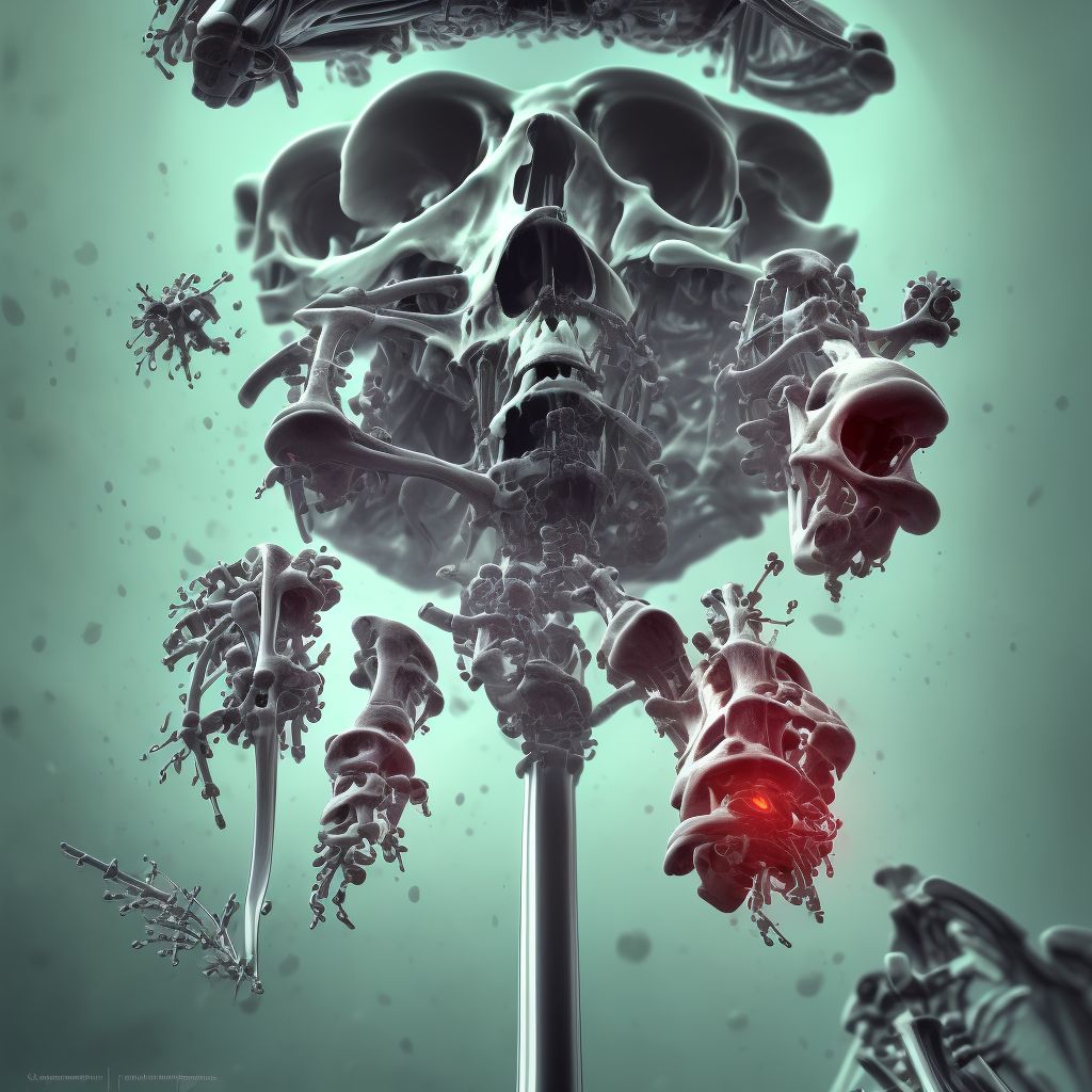 Breakdown (mechanical) of internal fixation device of bones of hand and fingers, initial encounter digital illustration