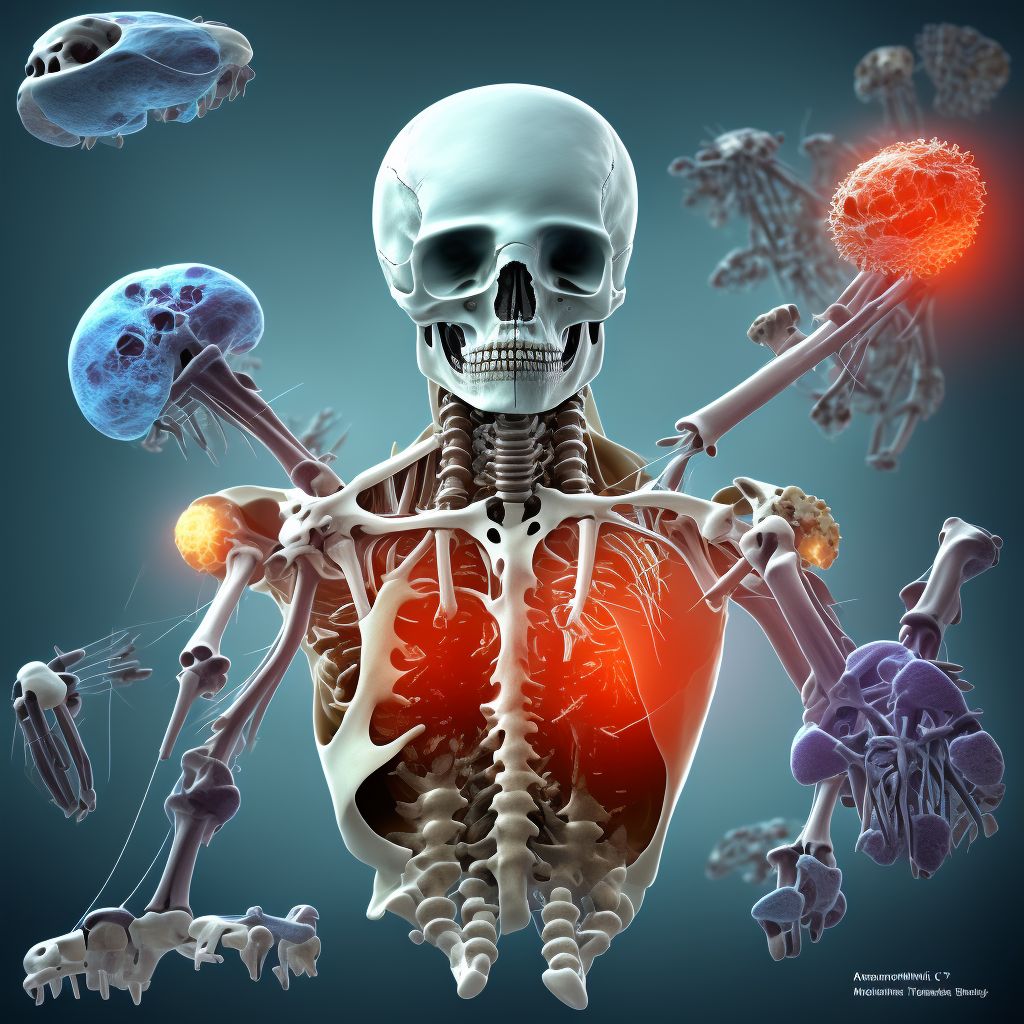 Breakdown (mechanical) of internal fixation device of other bones, initial encounter digital illustration