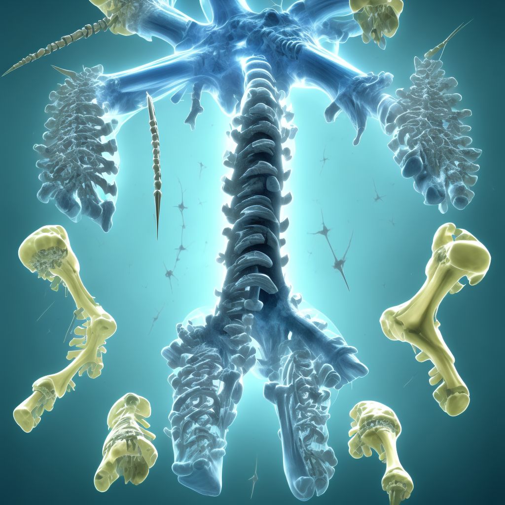 Displacement of internal fixation device of bones of foot and toes, subsequent encounter digital illustration