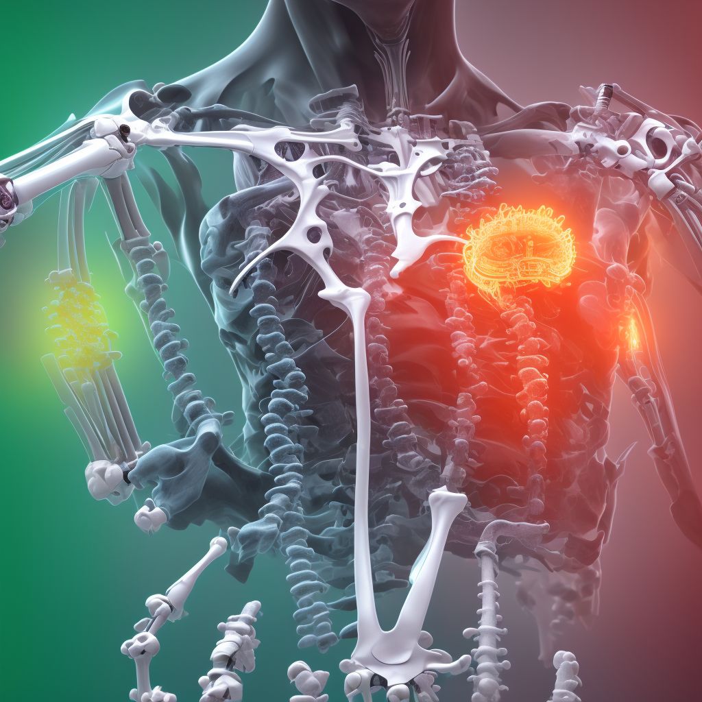 Other mechanical complication of internal fixation device of other bones, sequela digital illustration