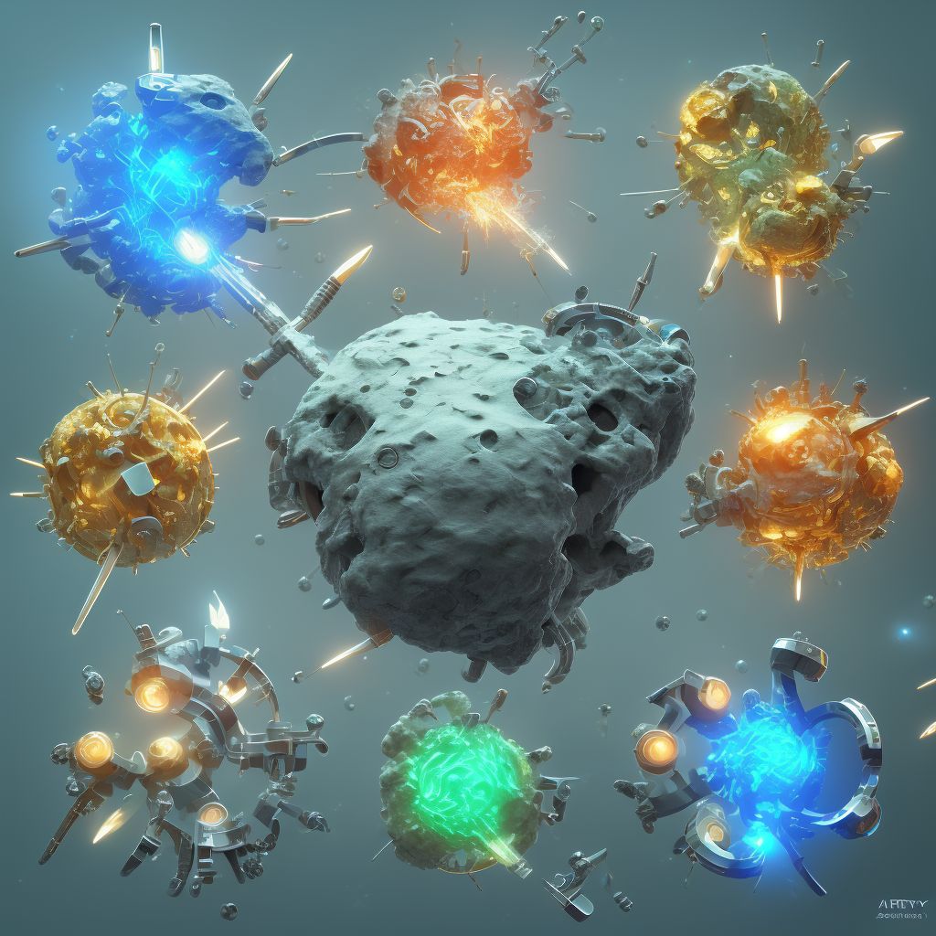 Breakdown (mechanical) of other internal orthopedic devices, implants and grafts, initial encounter digital illustration