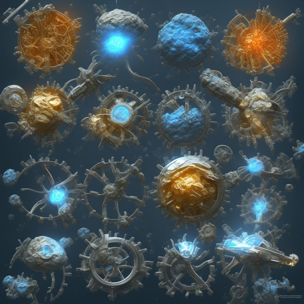 Breakdown (mechanical) of other internal orthopedic devices, implants and grafts, sequela digital illustration