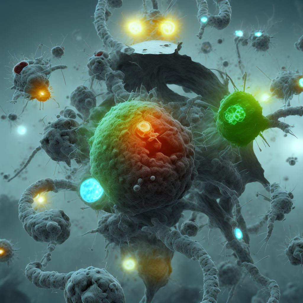 Infection and inflammatory reaction due to internal fixation device of unspecified site, subsequent encounter digital illustration