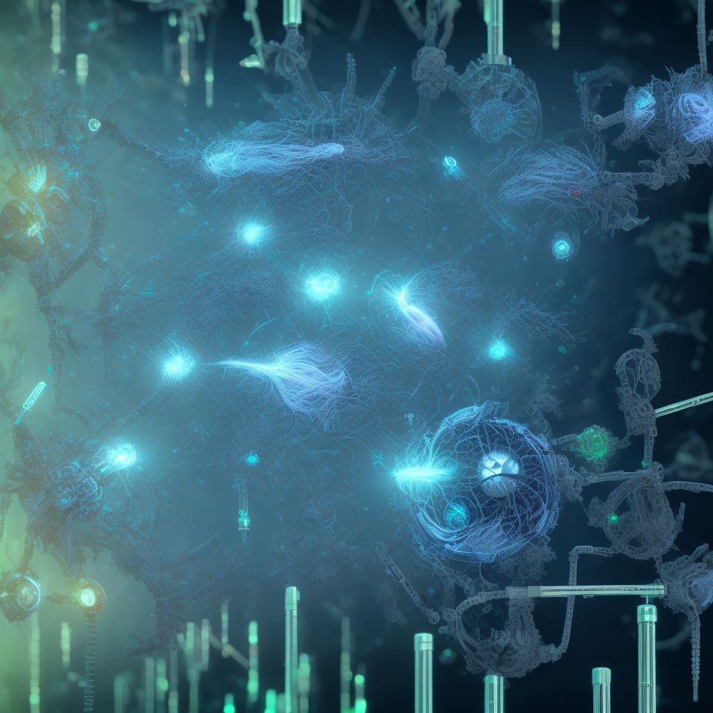 Other mechanical complication of implanted electronic neurostimulator of peripheral nerve electrode (lead), sequela digital illustration