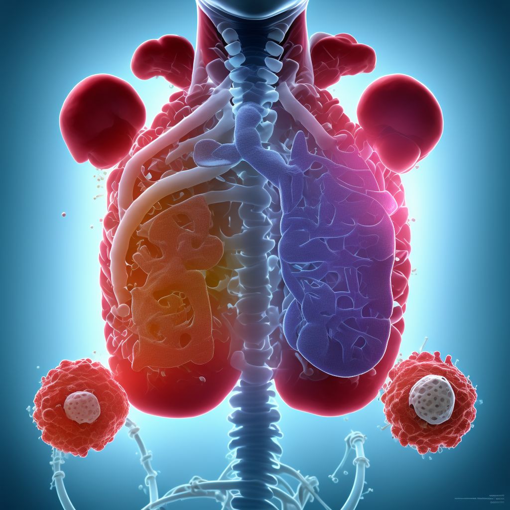 Breakdown (mechanical) of esophageal anti-reflux device, sequela digital illustration