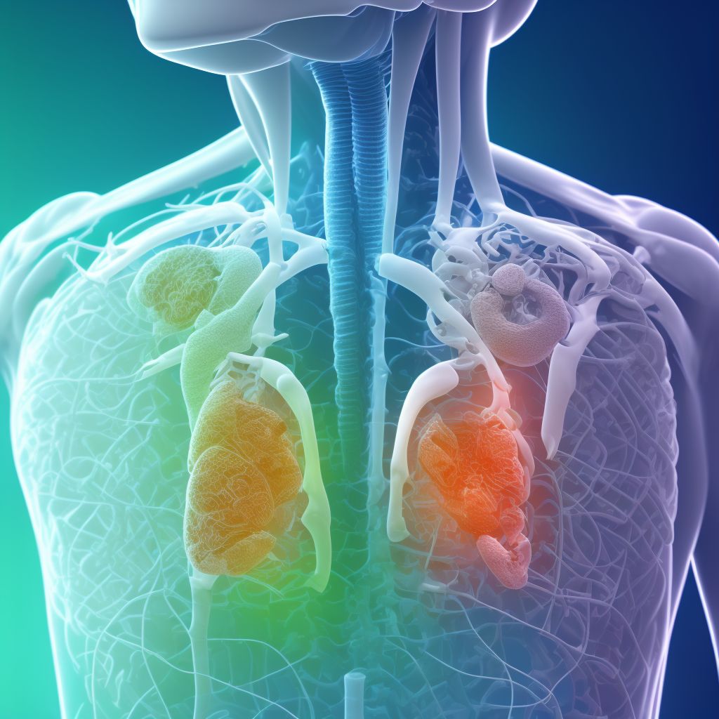 Other mechanical complication of esophageal anti-reflux device, initial encounter digital illustration