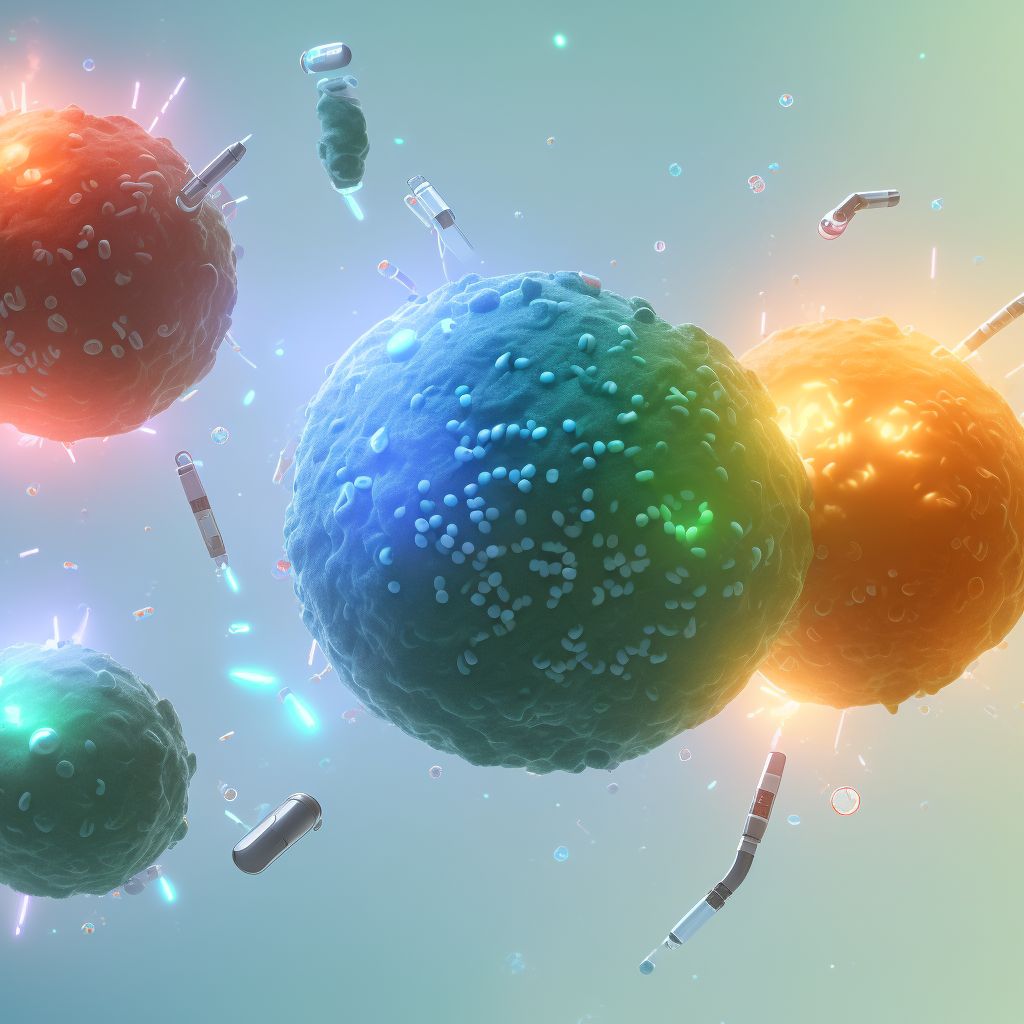 Infection and inflammatory reaction due to insulin pump, subsequent encounter digital illustration