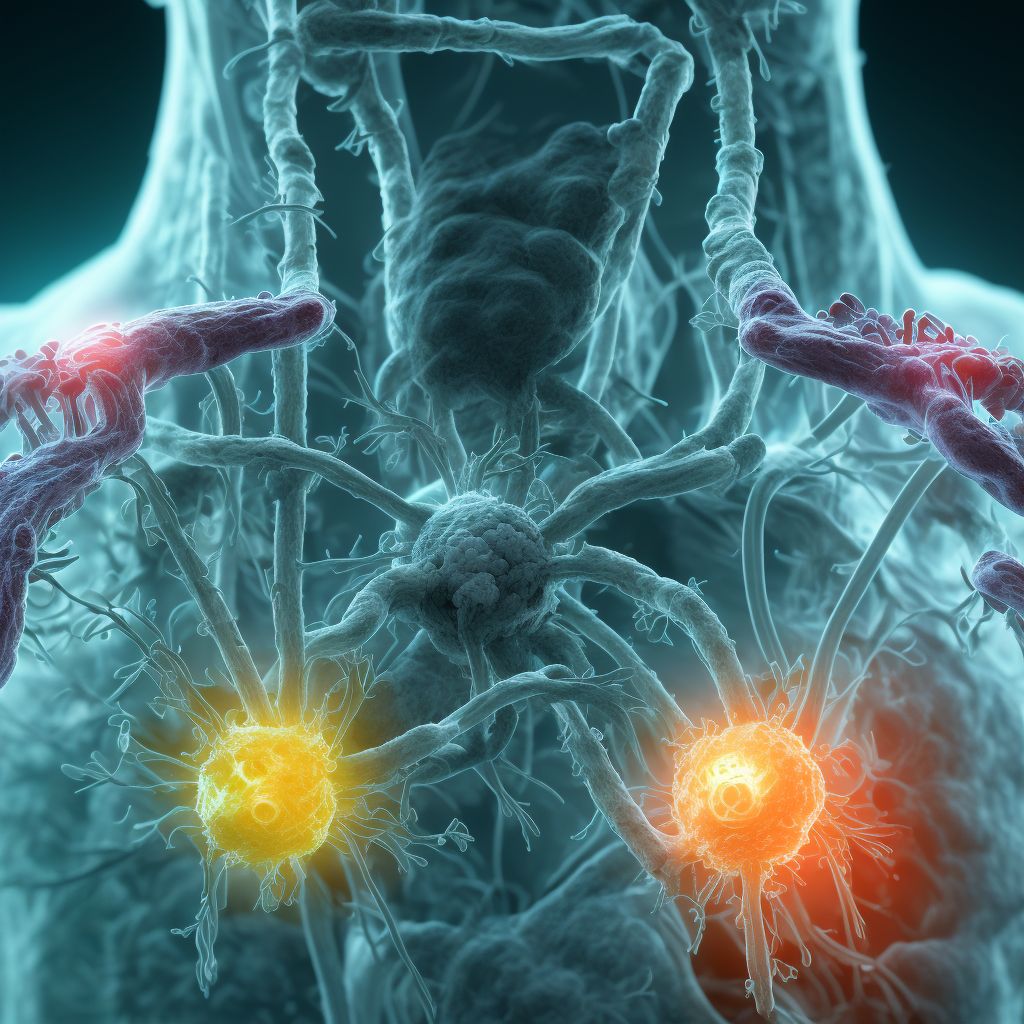 Infection and inflammatory reaction due to other nervous system device, implant or graft, initial encounter digital illustration