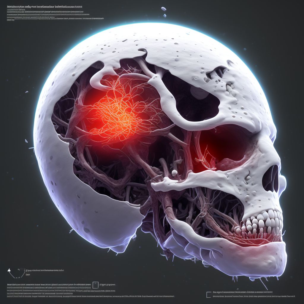 Embolism due to internal prosthetic devices, implants and grafts, not elsewhere classified, sequela digital illustration