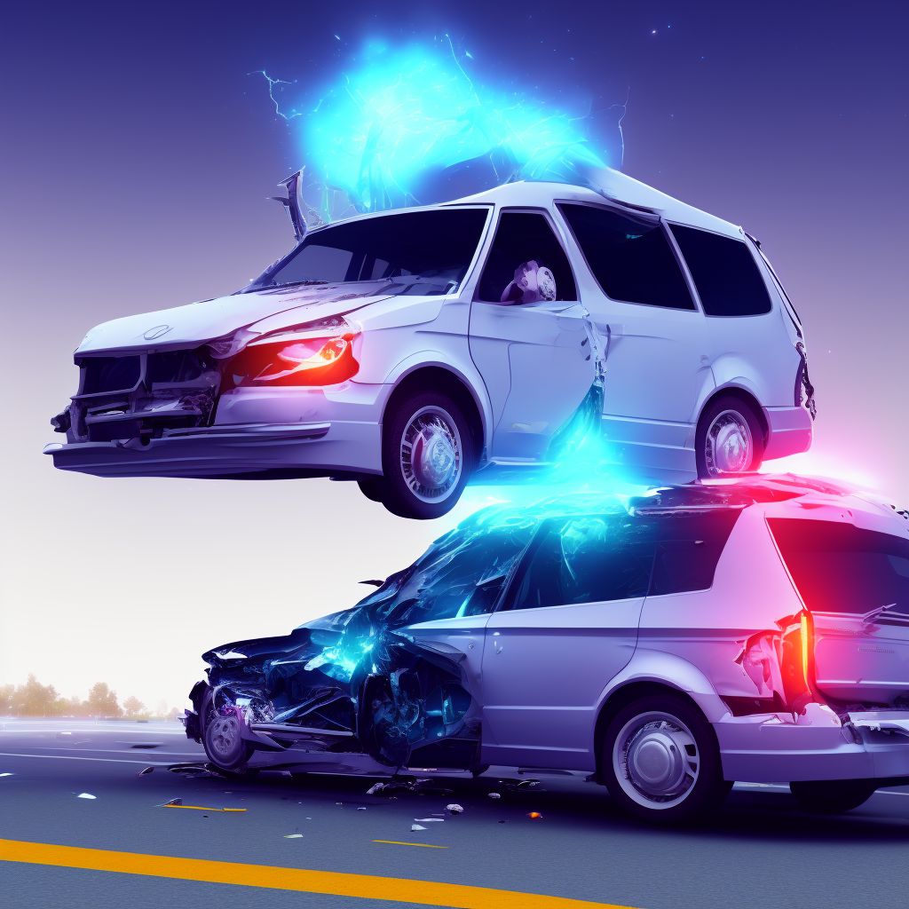 Person on outside of bus injured in noncollision transport accident in nontraffic accident, initial encounter digital illustration