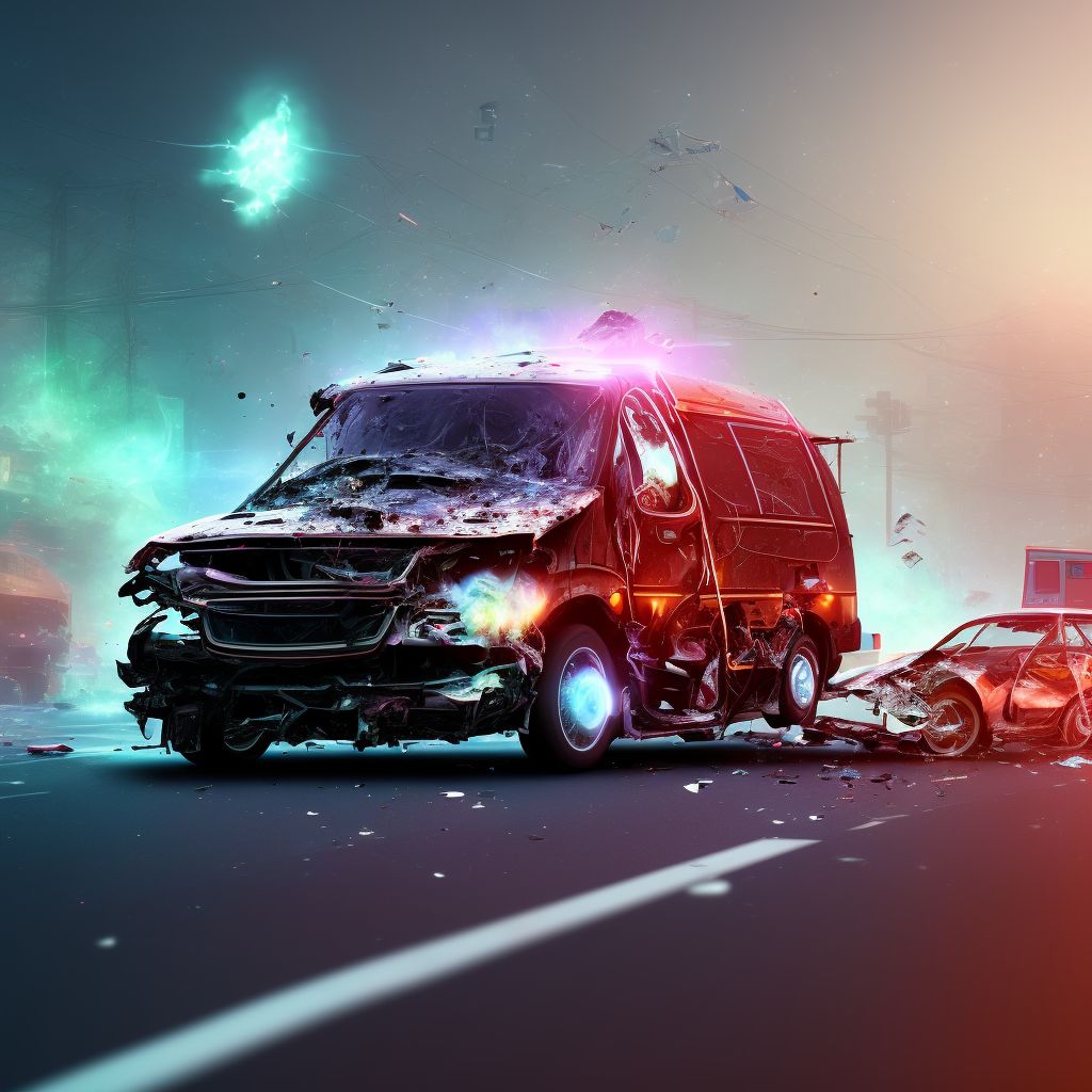 Unspecified occupant of bus injured in noncollision transport accident in traffic accident, subsequent encounter digital illustration