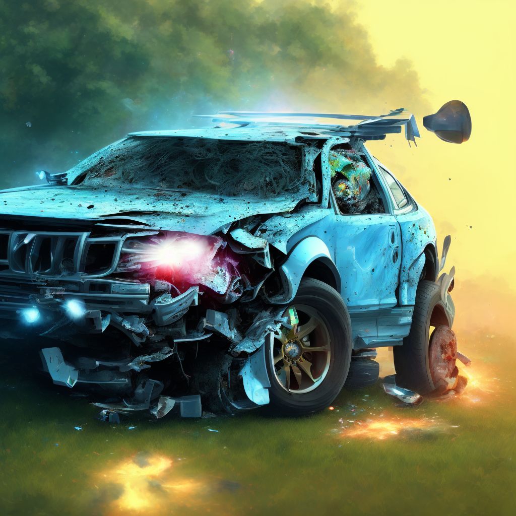 Occupant of animal-drawn vehicle injured in collision with other animal-drawn vehicle, initial encounter digital illustration