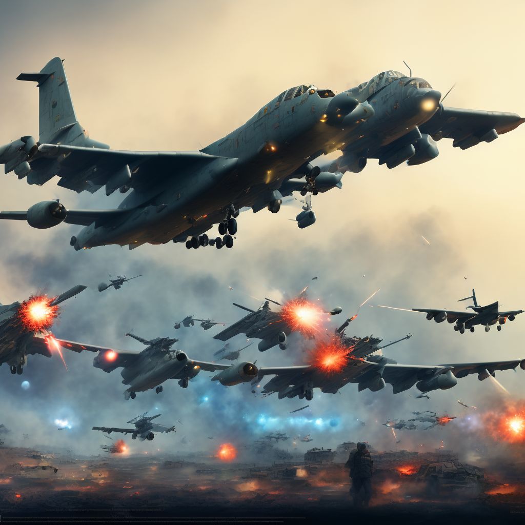 Military operations involving destruction of aircraft due to enemy fire or explosives, civilian, subsequent encounter digital illustration